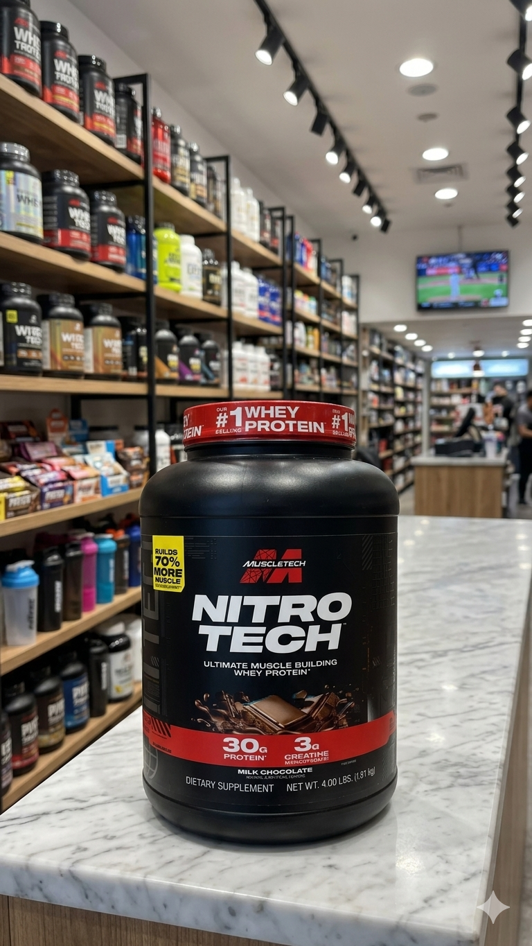 MuscleTech Nitro Tech Ultimate Muscle Building Whey Protein